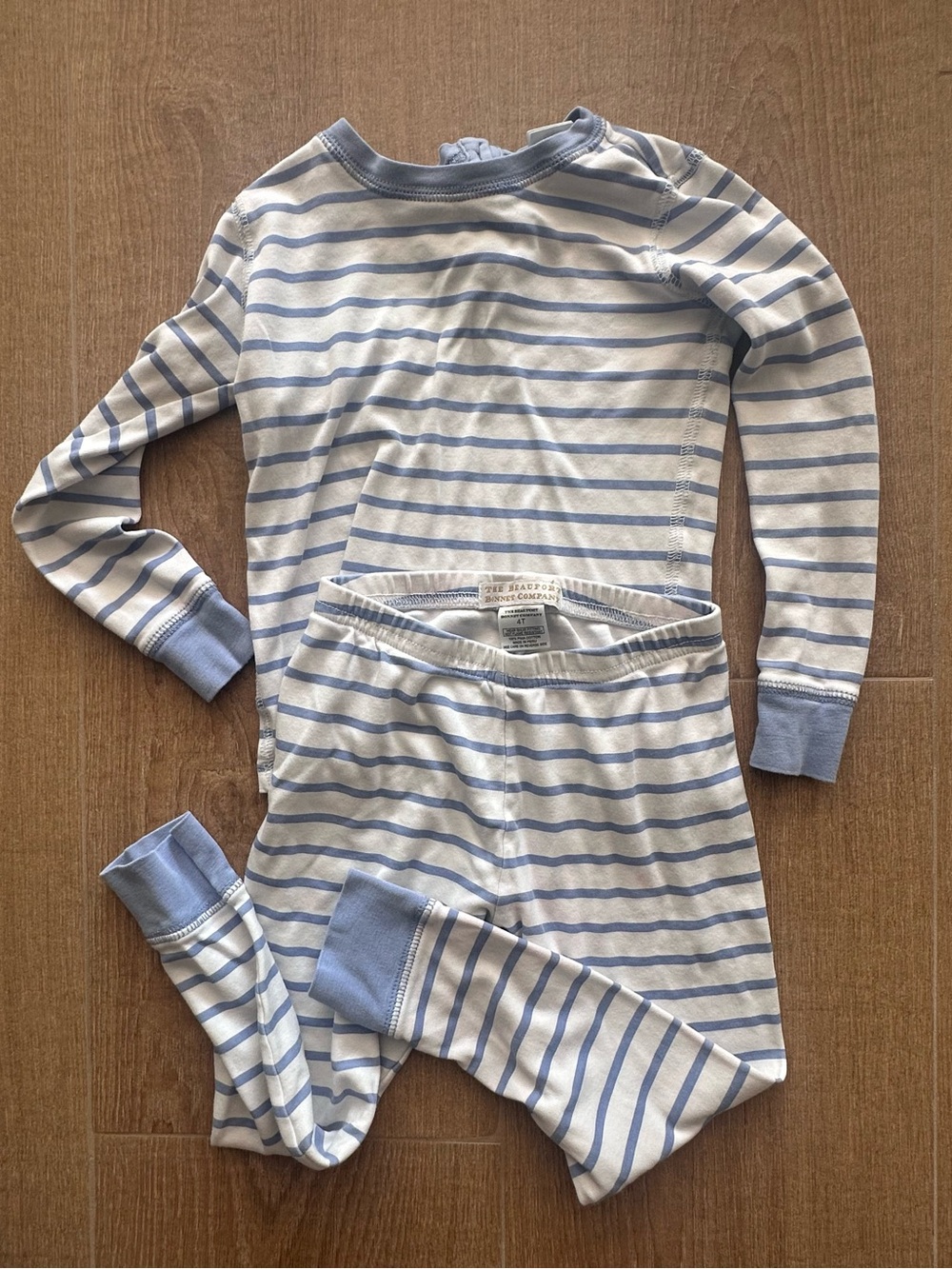 TBBC striped pajamas 4T
